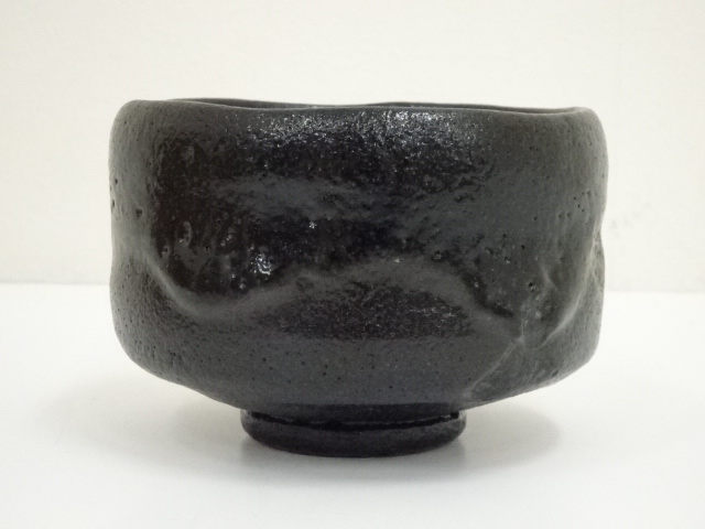 桂窯 数印 黒茶碗 道具 ] - 道具 京焼 桂窯造 数印黒茶碗（共箱） | ネットショップ圭